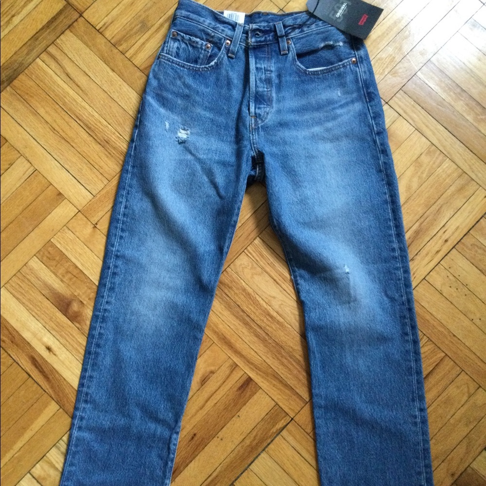 Levi Strauss 501 Jeans non-stretch.